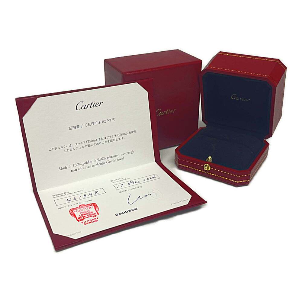 CARTIER Silver Diamond Ring - Picture 10 of 10